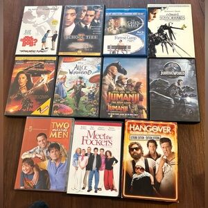 Comedy & Adventure DVD/Blu‑ray Bundle – 12‑Film Mixed Genre Lot
